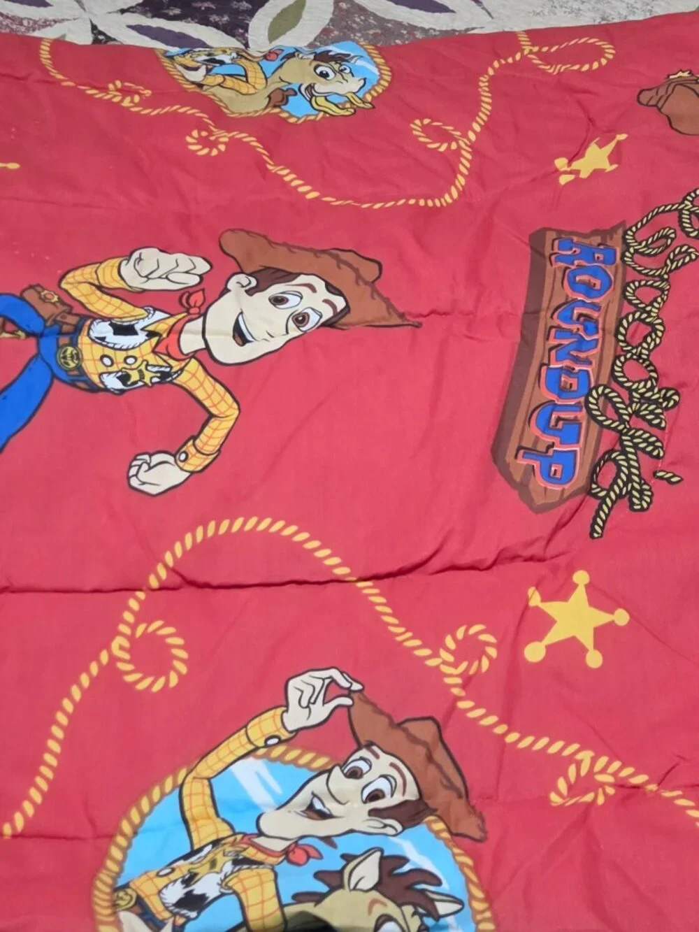 Vintage TOY STORY 2 Twin Sheet Set Buzz Lightyear Woody Disney Pixar USA